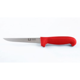 Cuchillo Burgmesser Deshuesador de 15cm / 6" color Rojo y mango de Polipropileno