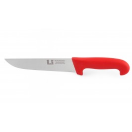 Cuchillo Burgmesser Carnicero de 20cm / 8" color Rojo y mango de Polipropileno