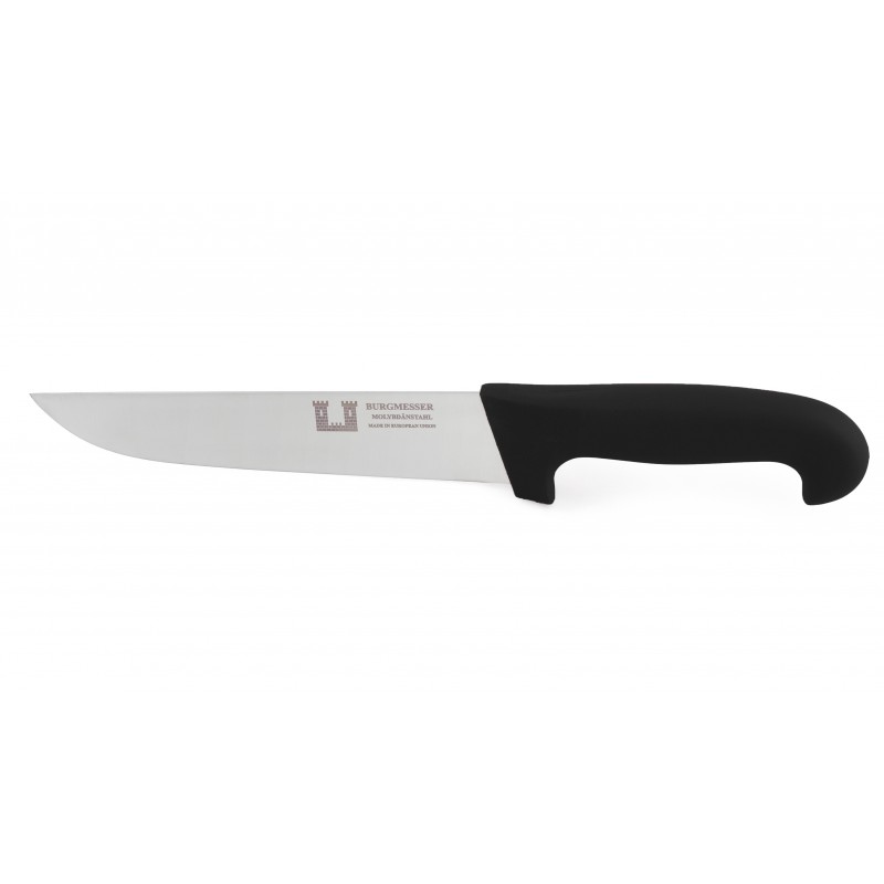 Cuchillo Burgmesser Carnicero de 20cm / 8" color Negro y mango de Polipropileno