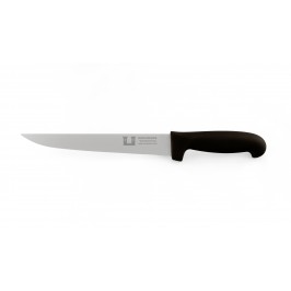 Cuchillo Burgmesser Carnicero Hoja Estrecha de 22cm / 8 color Negro y mango de Polipropileno