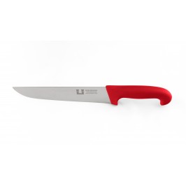 Cuchillo Burgmesser Carnicero de 23cm / 9" color Rojo y mango de Polipropileno