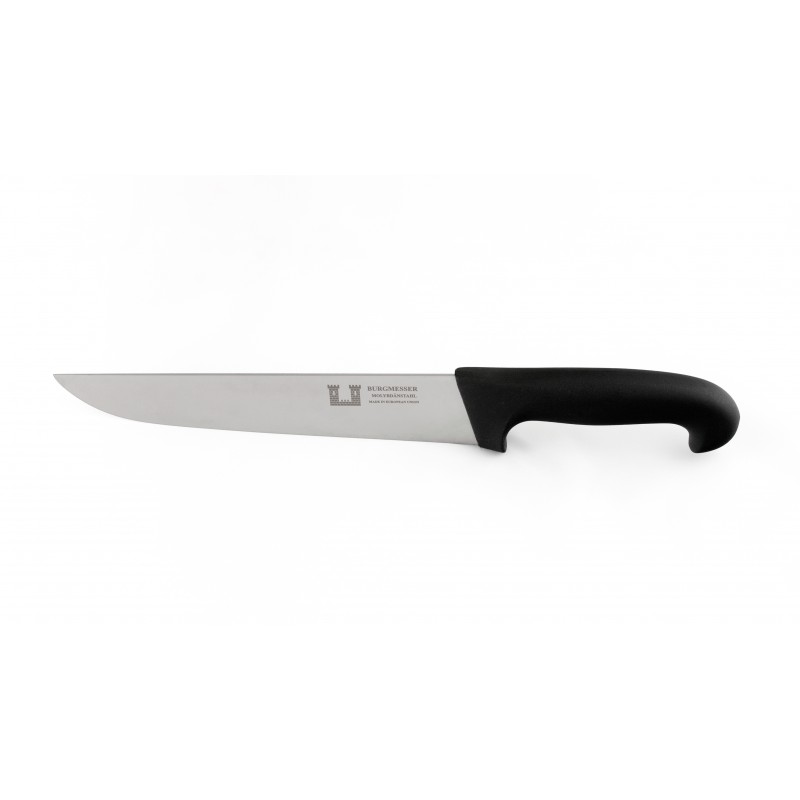 Cuchillo Burgmesser Carnicero de 23cm / 9" color Negro y mango de Polipropileno