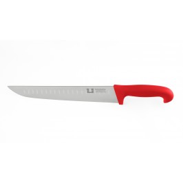 Cuchillo Burgmesser Carnicero de 30cm / 12" color Rojo y mango de Polipropileno