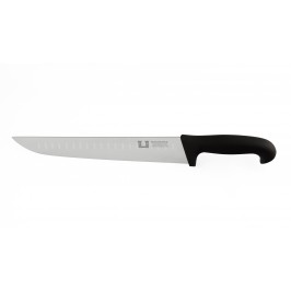 Cuchillo Burgmesser Carnicero de 30cm / 12" color Negro y mango de Polipropileno